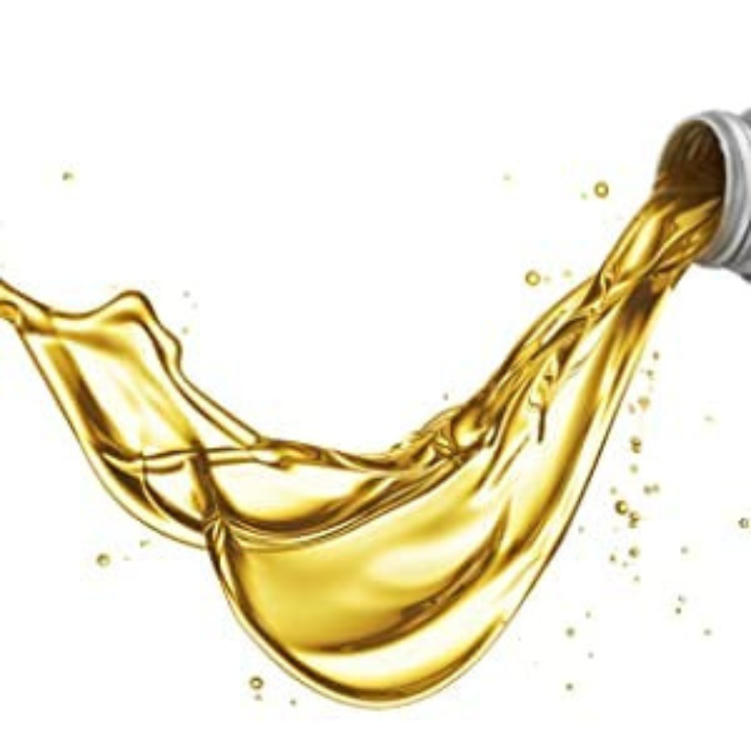 Gold liquid is being poured