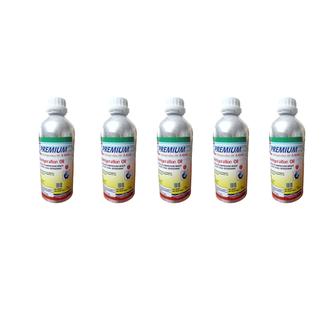 Five bottles of premium engine oil