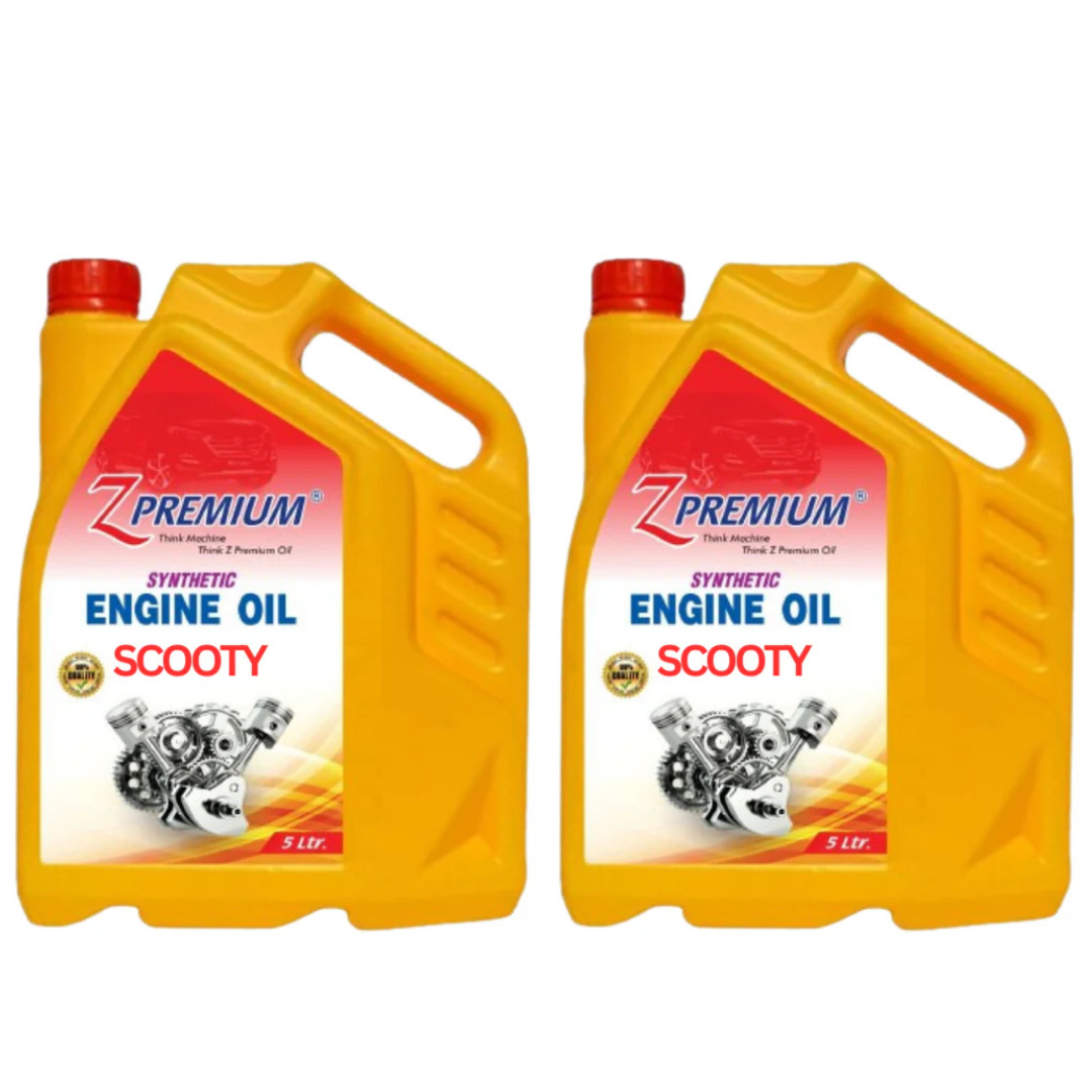 Two bottles of Z Premium synthetic engine oil