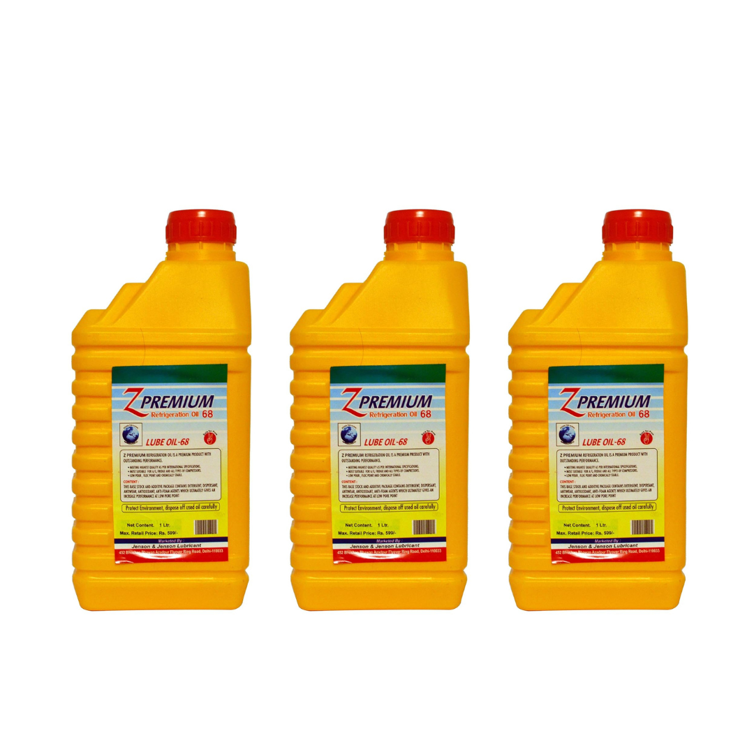 Three bottles of Z Premium oil