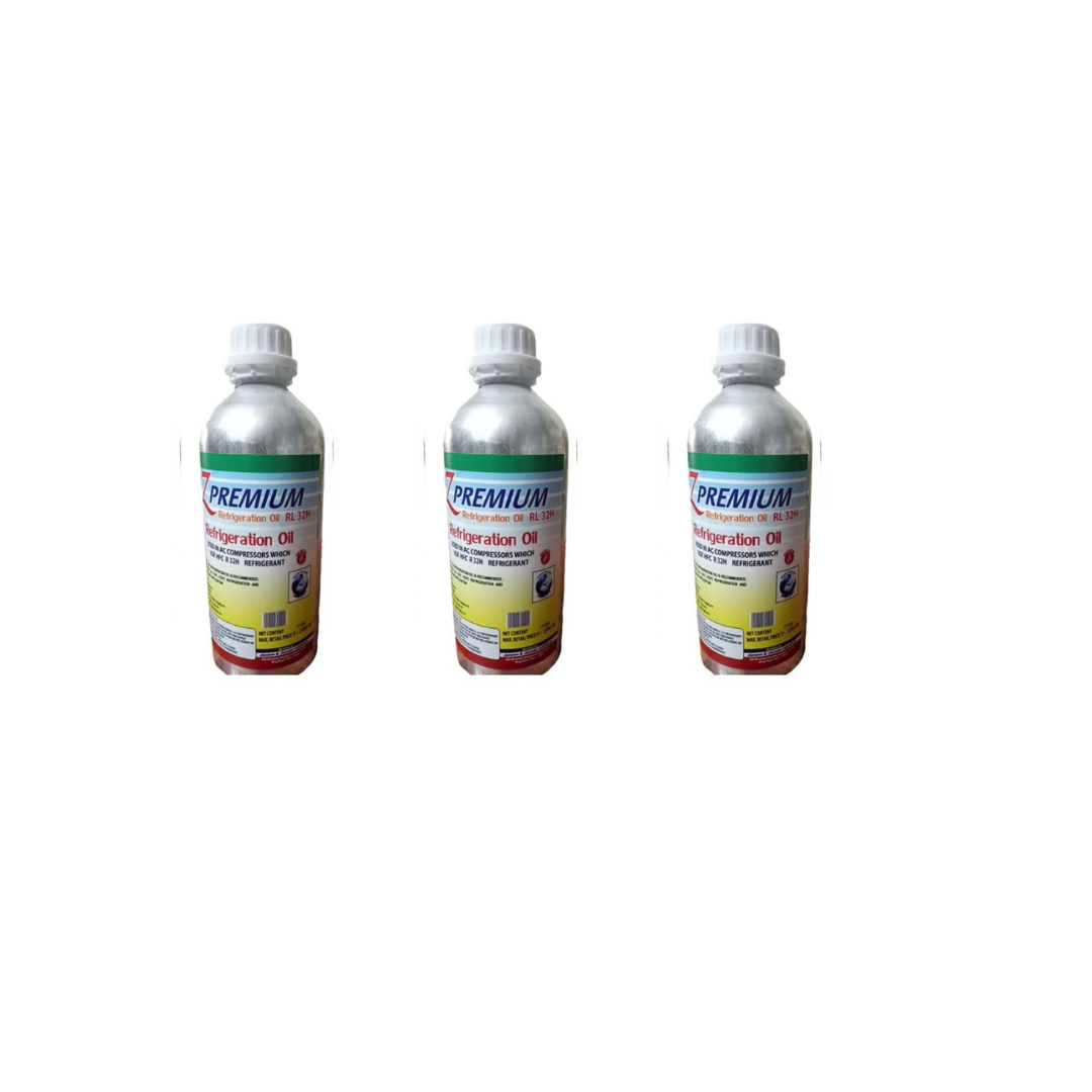 Three bottles of premium engine oil