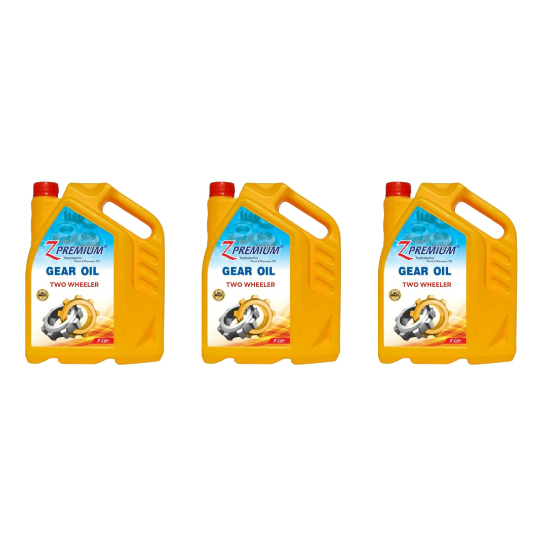 Three bottles of Z Premium gear oil