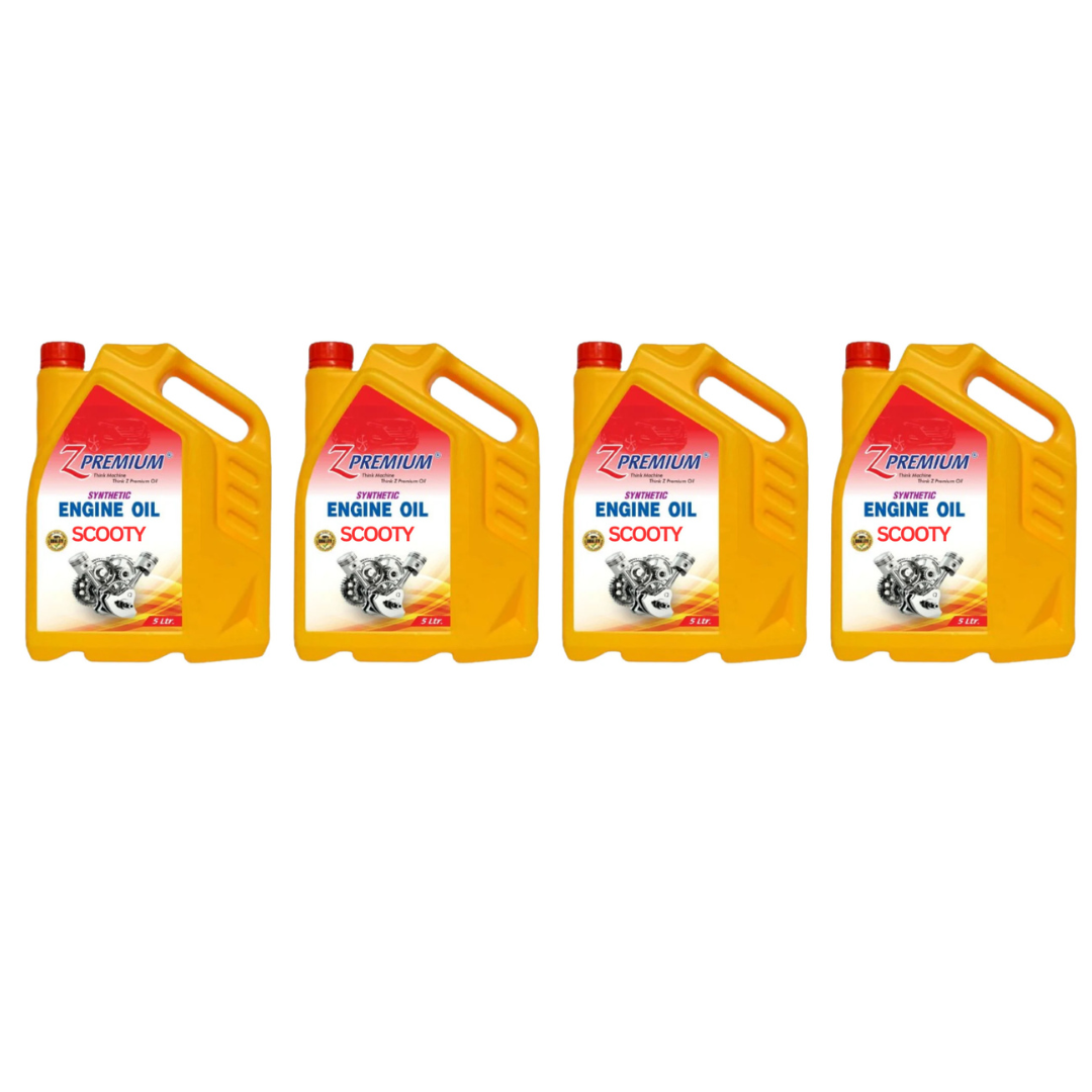 Four bottles of engine oil