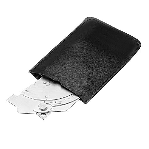 Cam gauge in leather pouch