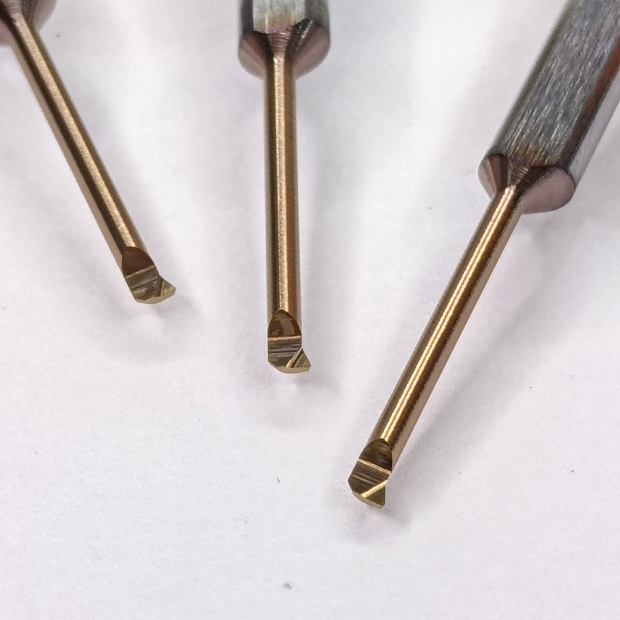 Three metal tools
