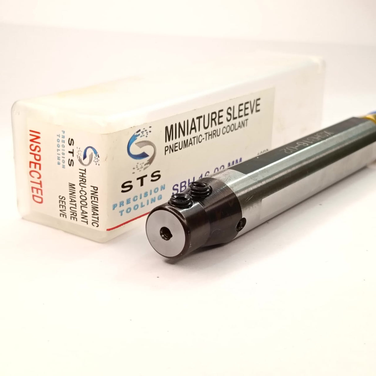 STS miniature sleeve pneumatic-thru coolant tooling