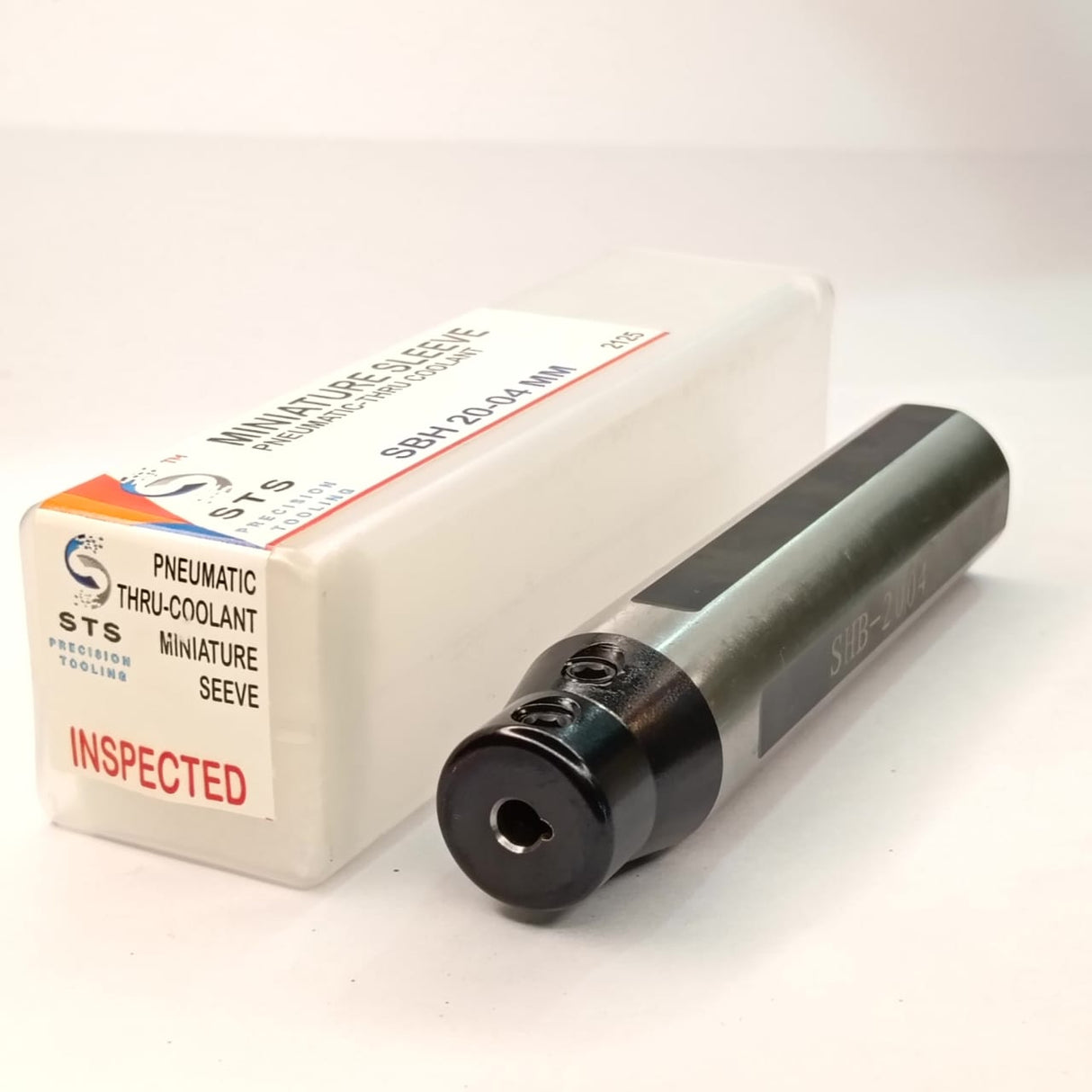 Pneumatic through-coolant miniature sleeve