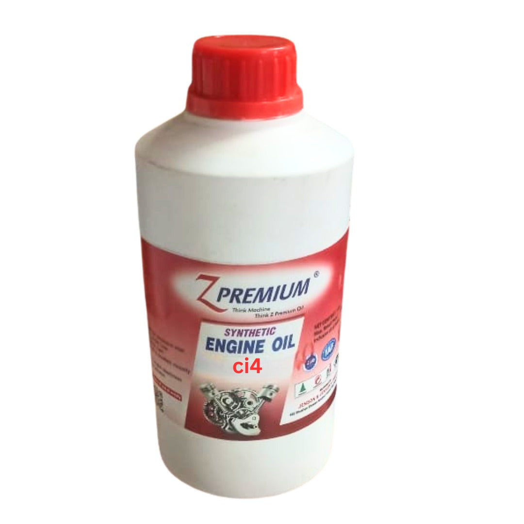 Z Premium synthetic engine oil bottle with red cap