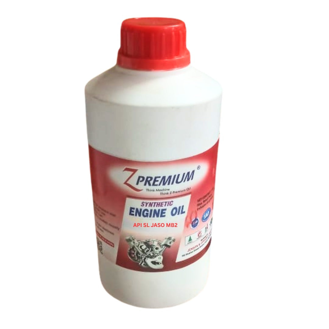 Bottle of Z Premium synthetic engine oil