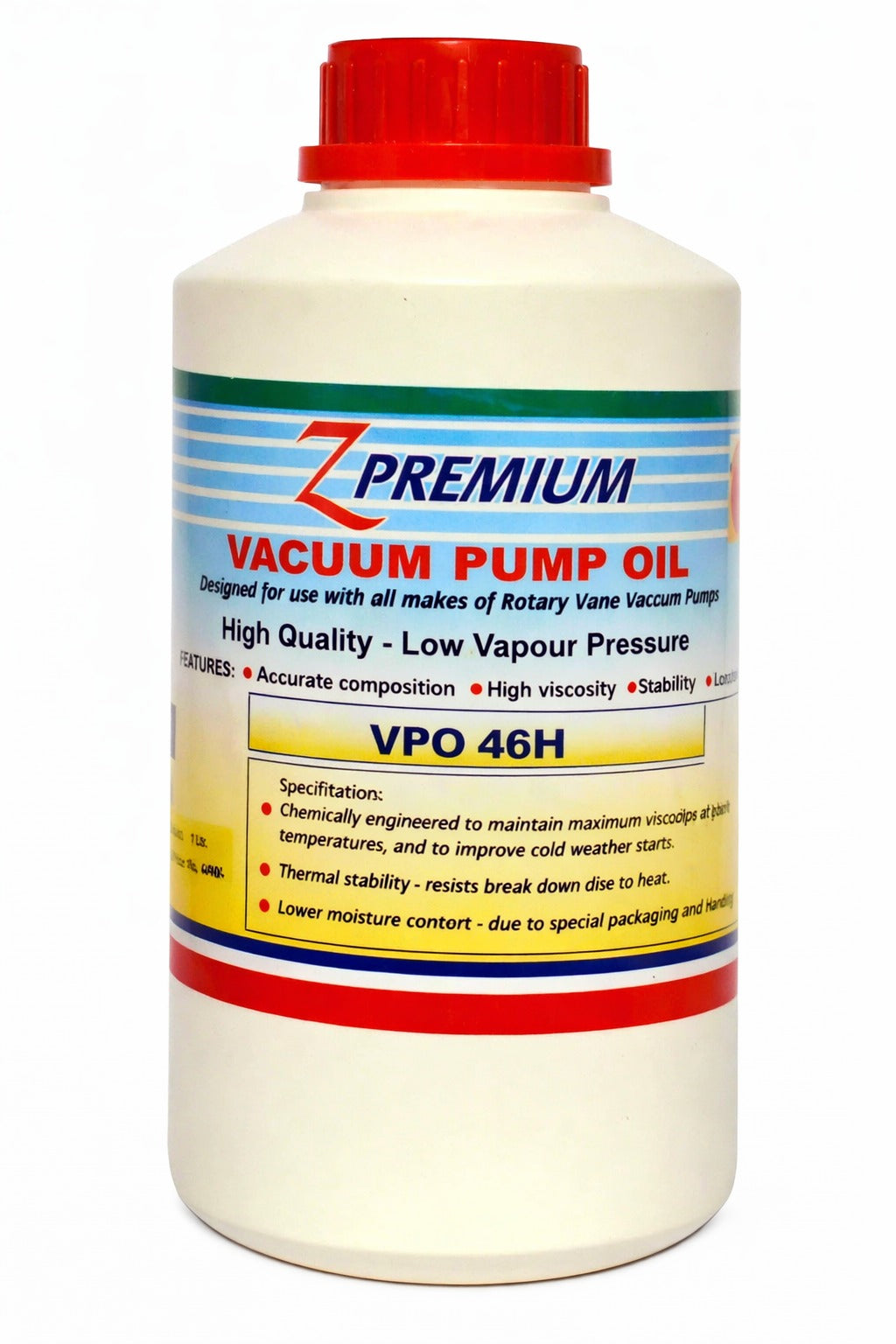 Vacuum pump oil bottle