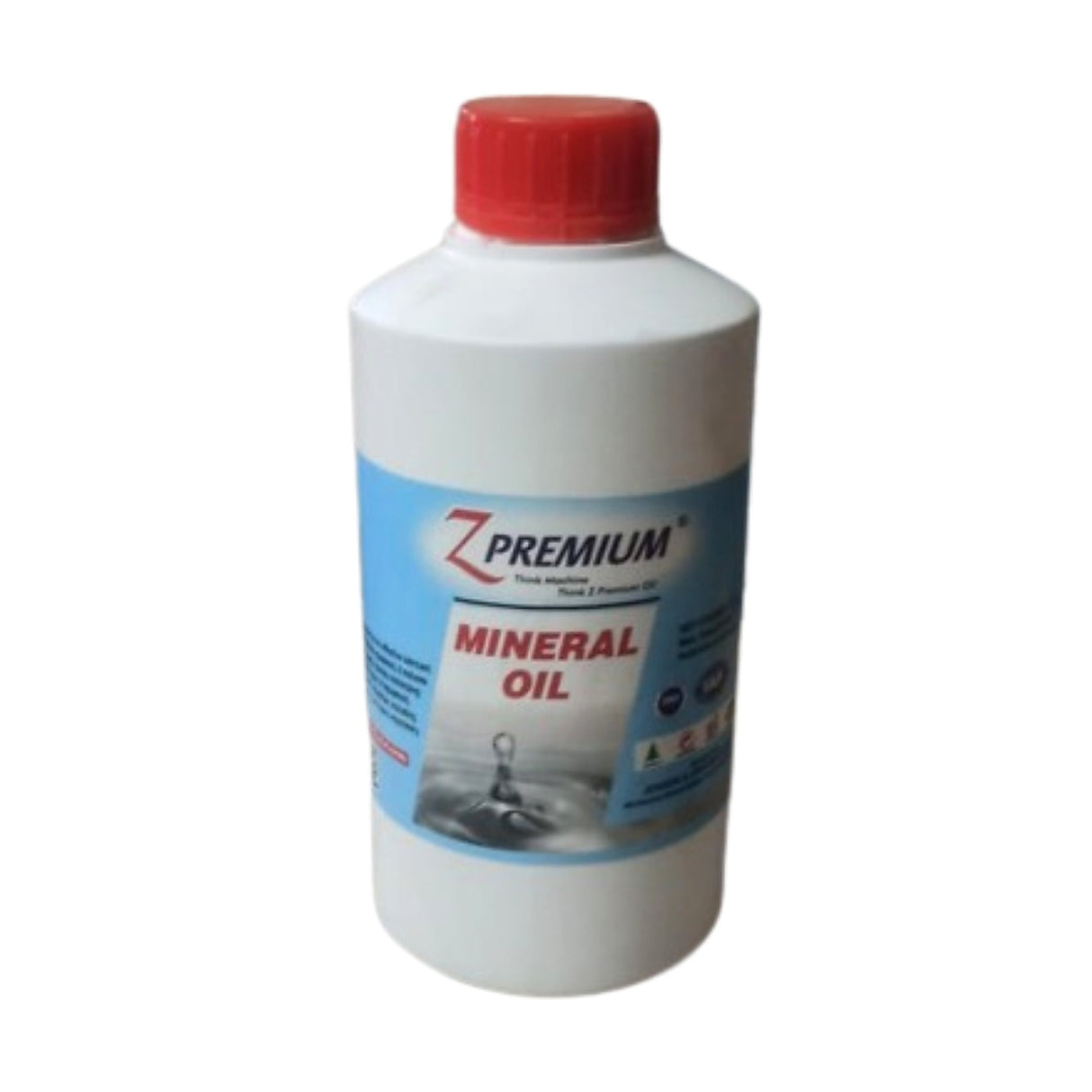 Bottle of Z Premium mineral oil