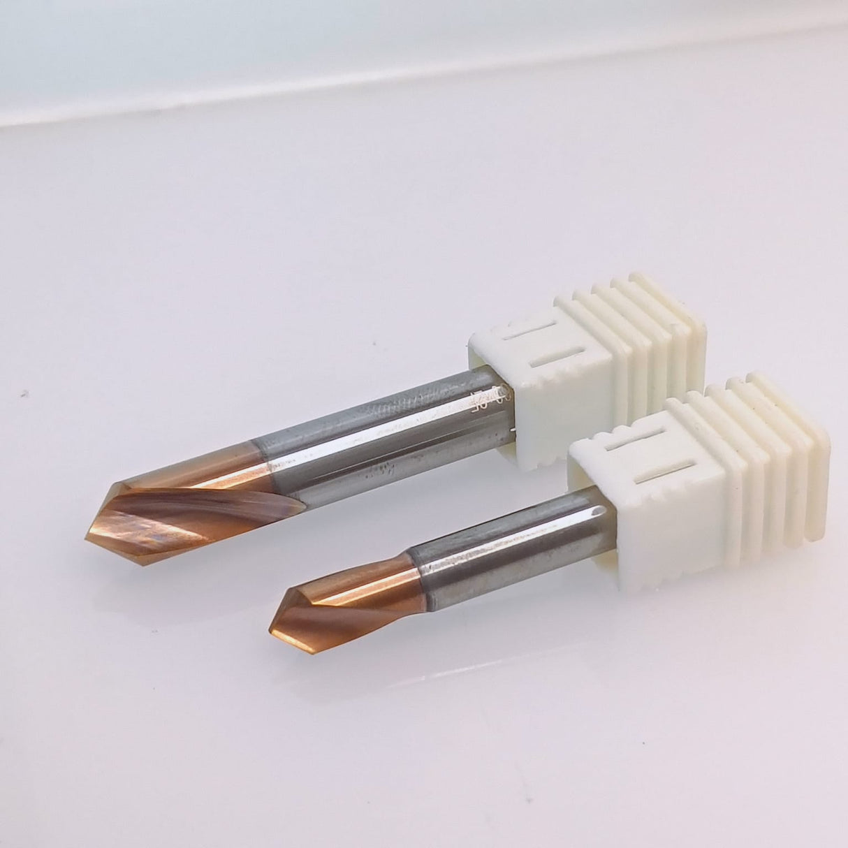 Two metal drill bits