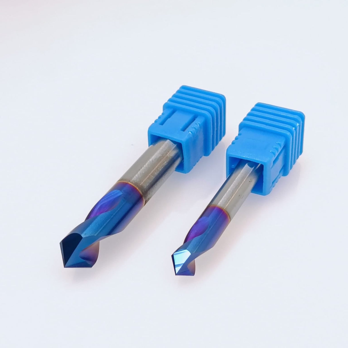 Two metal drill bits