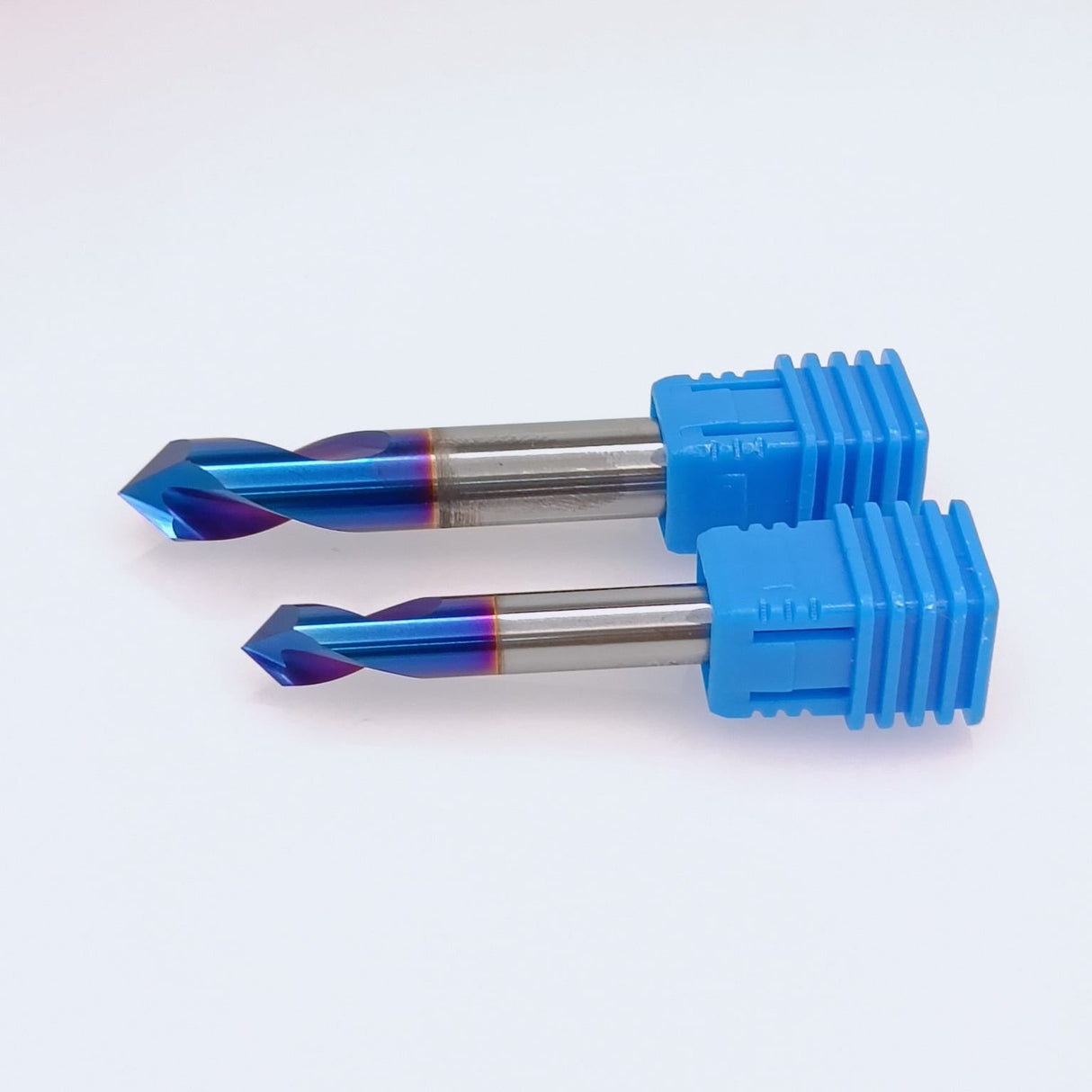 Two metal drill bits