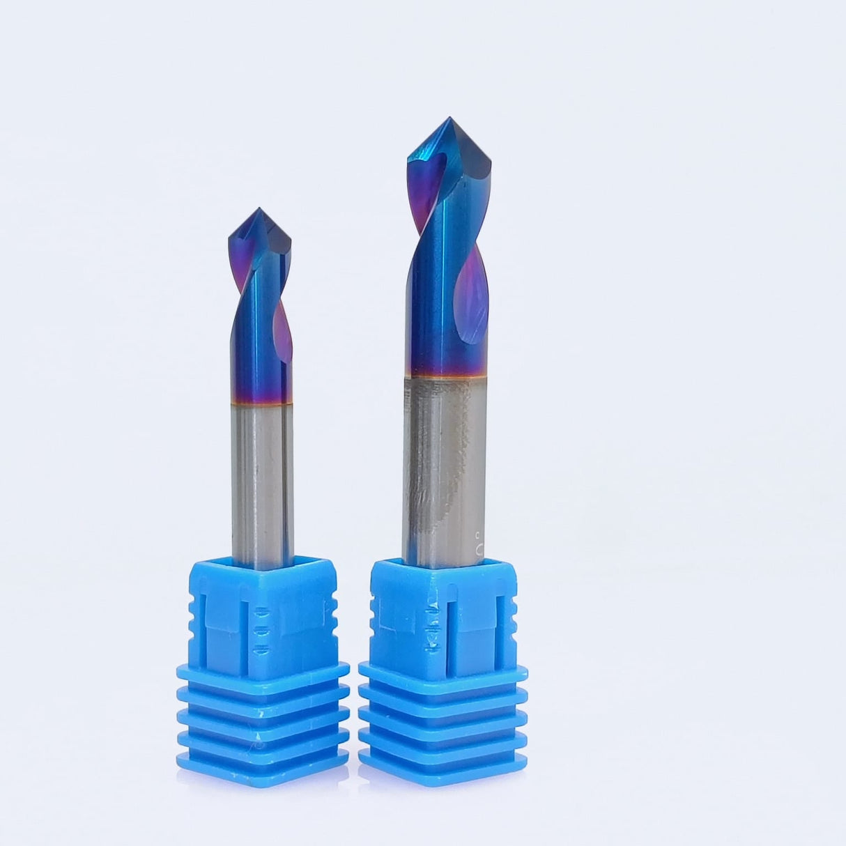 Two metal drill bits