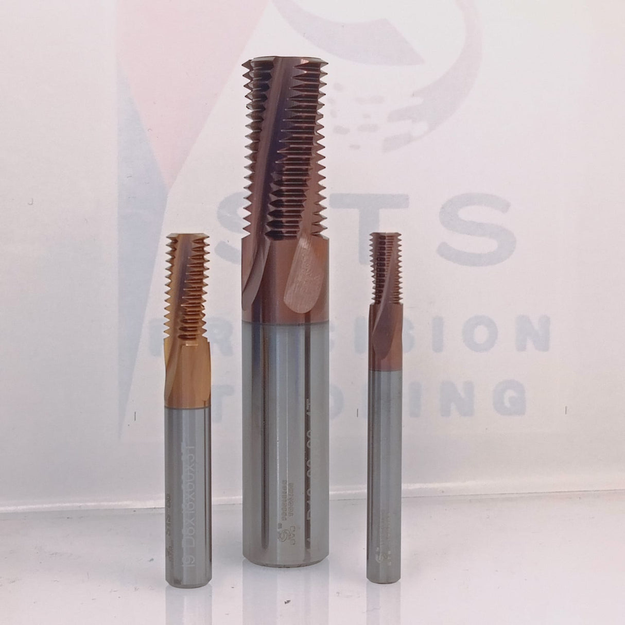 Coated metal thread cutting taps