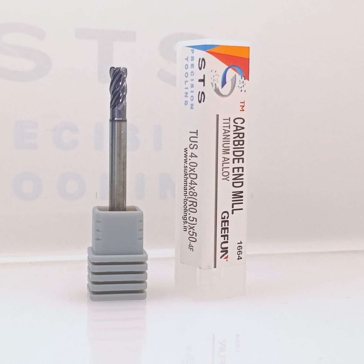 Carbide titanium alloy end mill