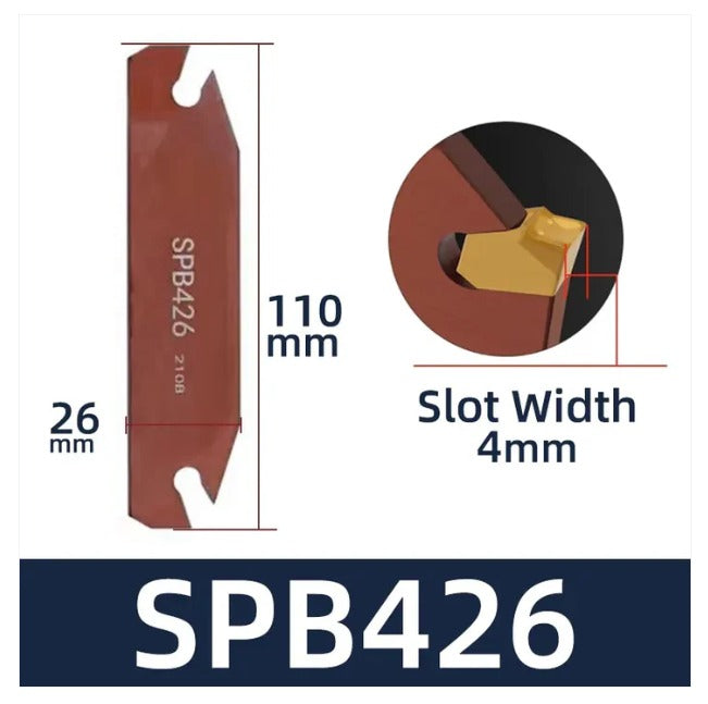 SPB426 parting tool blade specifications