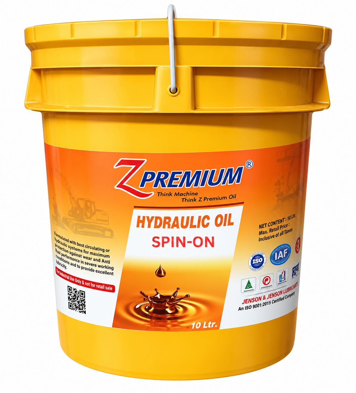 Z Premium Spin-On Hydraulic Oil
