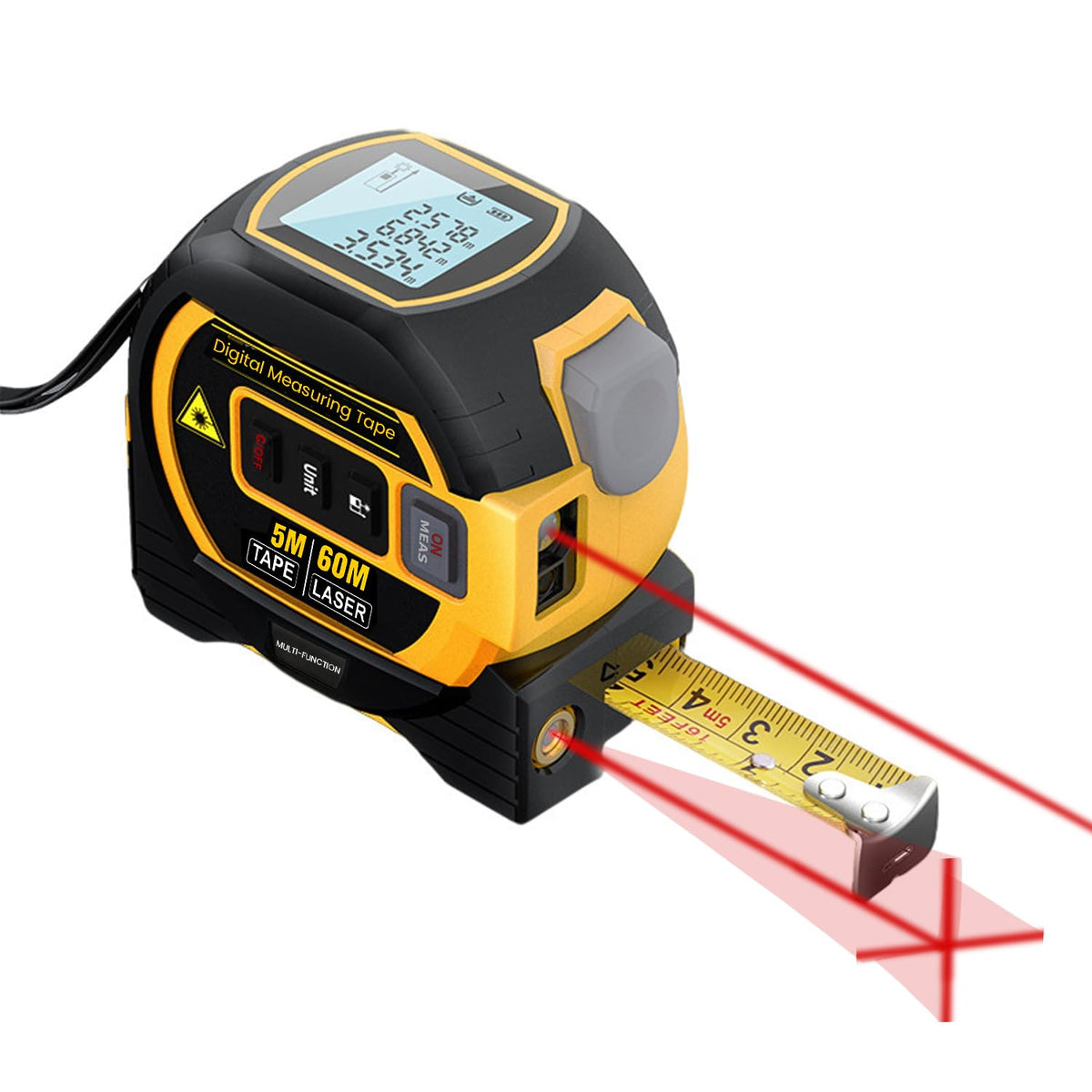 Digital laser tape