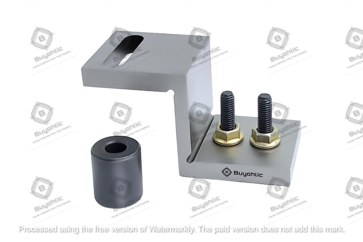 Buyohlic Z Type Caste Iron Angle Plate for Mini Vertical Milling Slide Mounted -Direct Fit for Mini Lathe Machine Tools