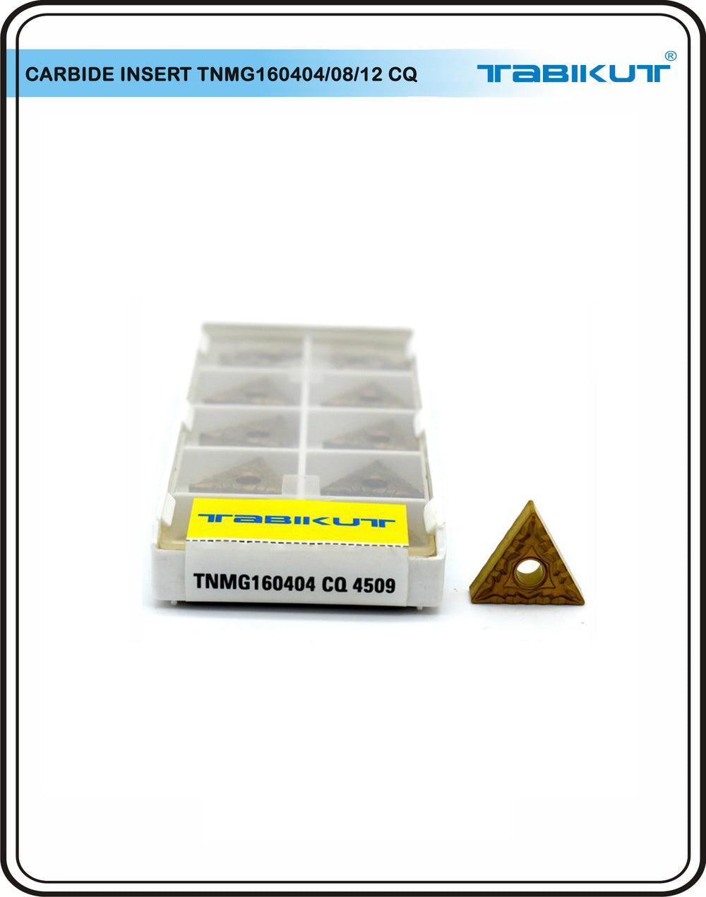 TNMG1604/08/12 CQ 4509 chipbreaker inserts