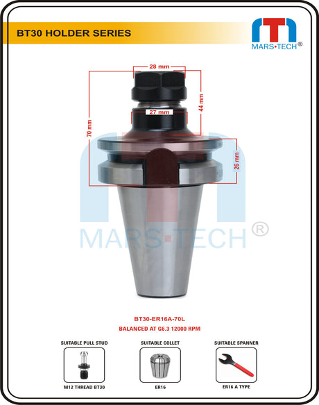 BT30 ER Collet Chuck