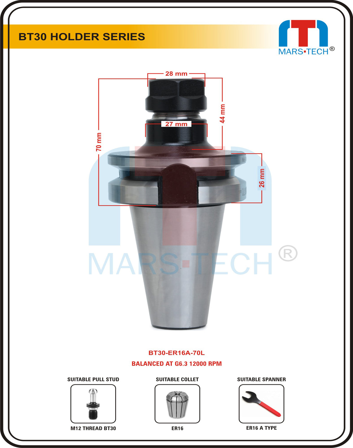 BT30 ER Collet Chuck