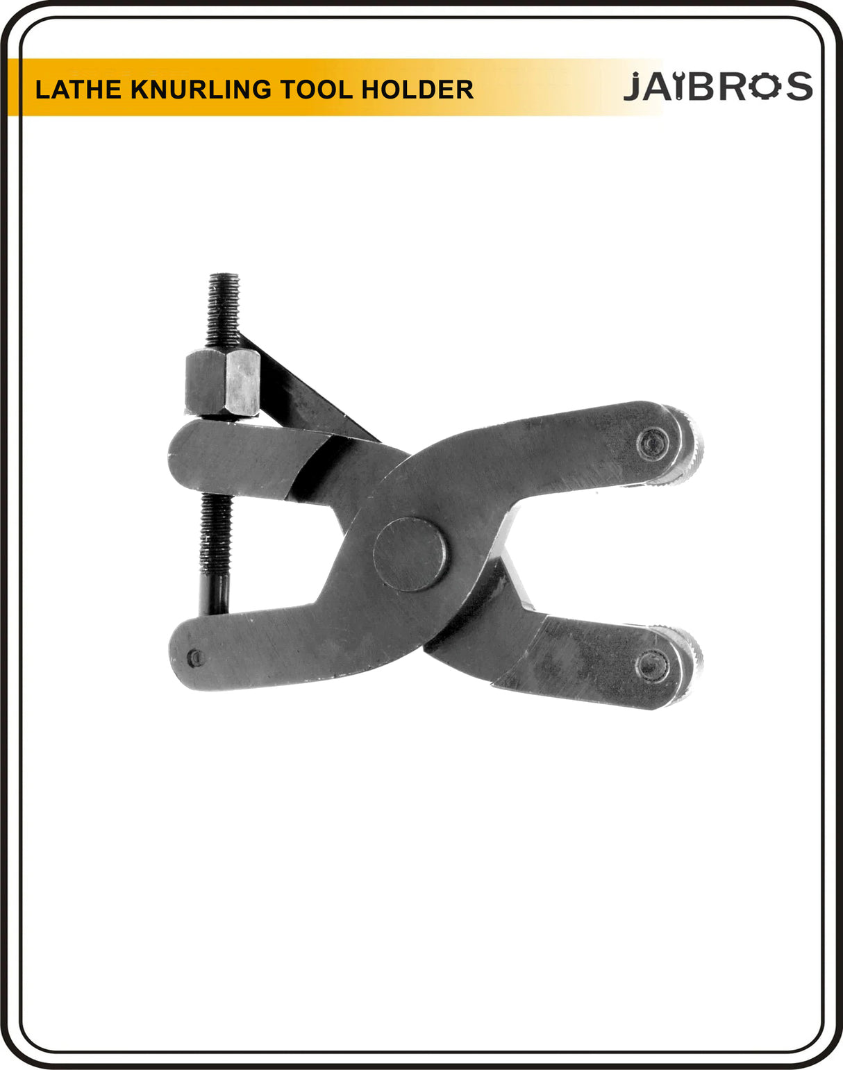 scissor type knurling tool