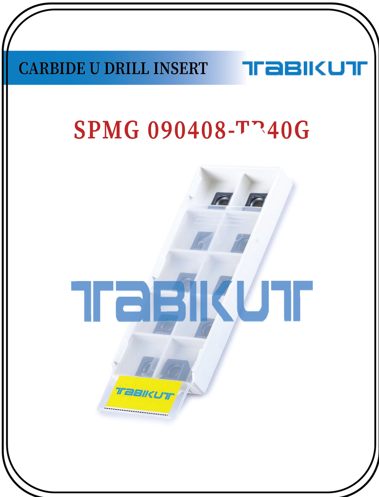 TABIKUT Carbide Drilling Insert