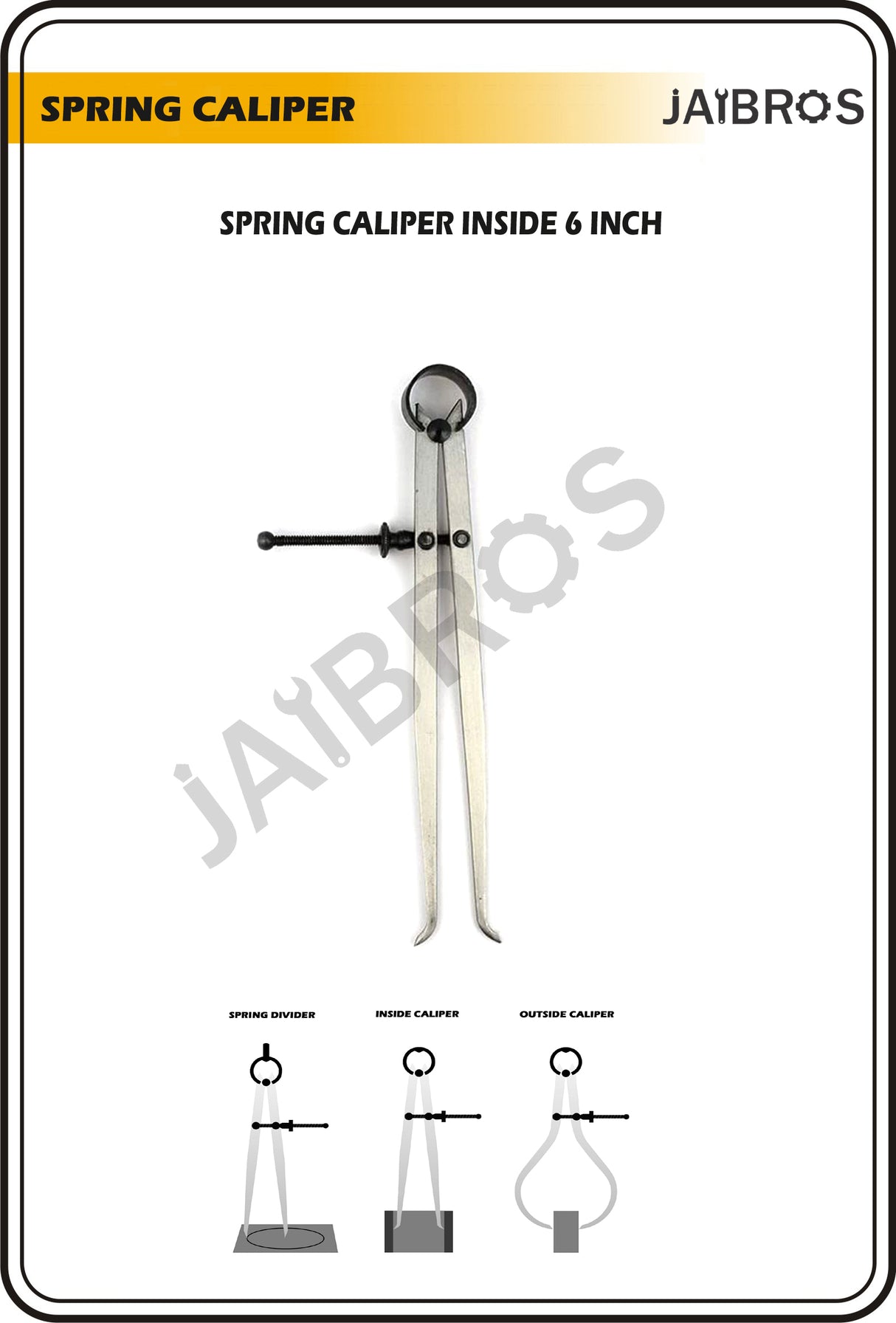 Steel Caliper 6 inch