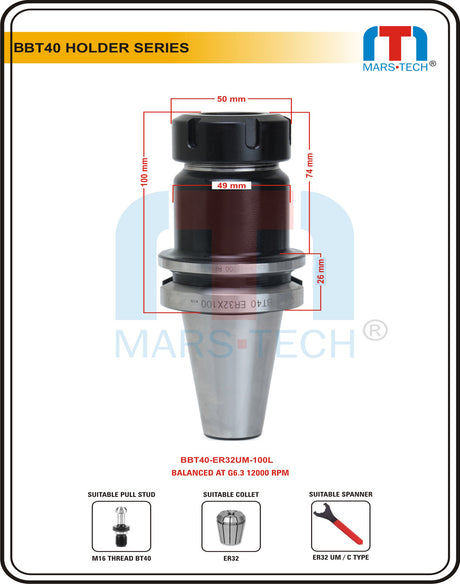 ABT40 ER32 collet chuck