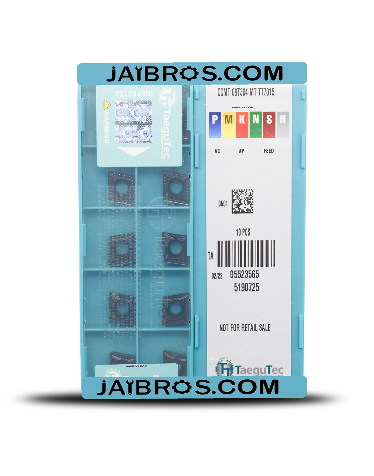 Taegutec CCMT09T308 MT TT7015 cast iron insert pack of 10