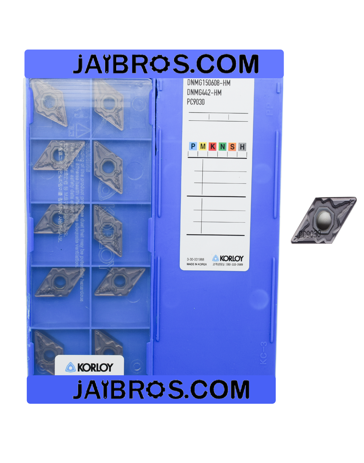 Korloy DNMG150608/04 HM PC9030