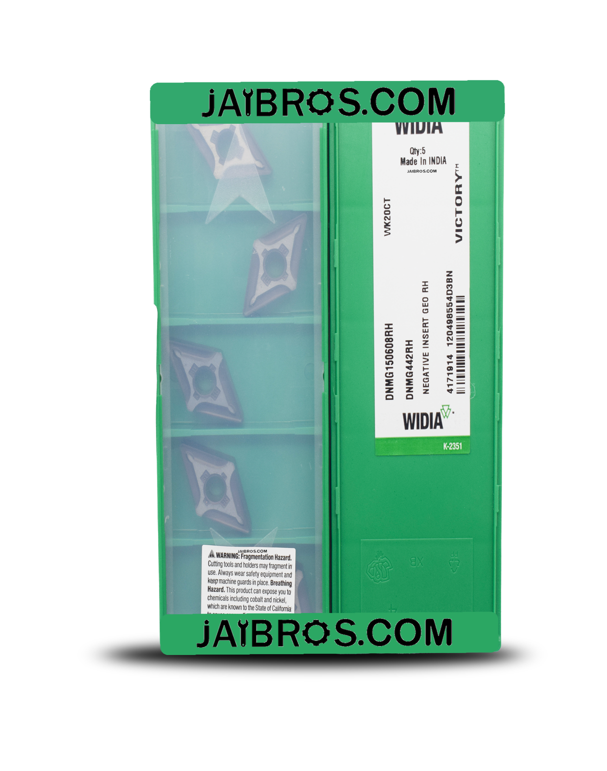 WIDIA DNMG150604/08 WK20CT cast iron grade