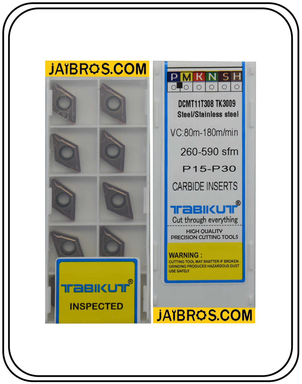 Tabikut DCMT11T304/08 inserts