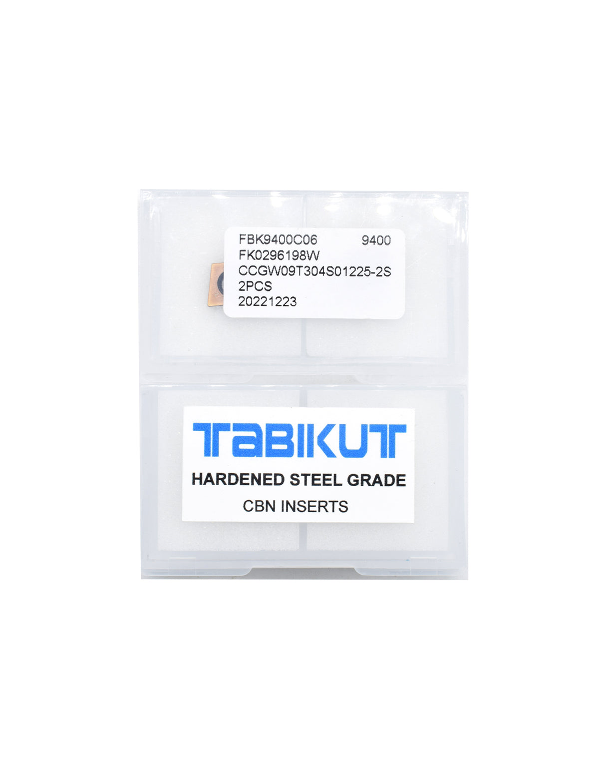 PCBN CCGW09T304 hardened steel machining inserts 2pcs