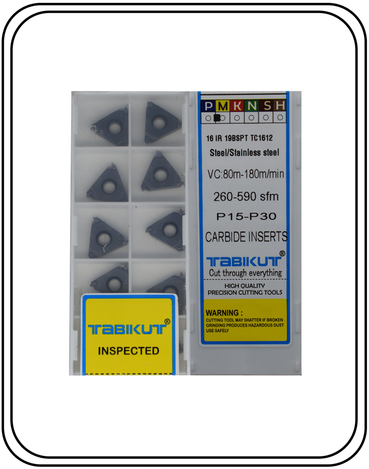 BSPT threading insert