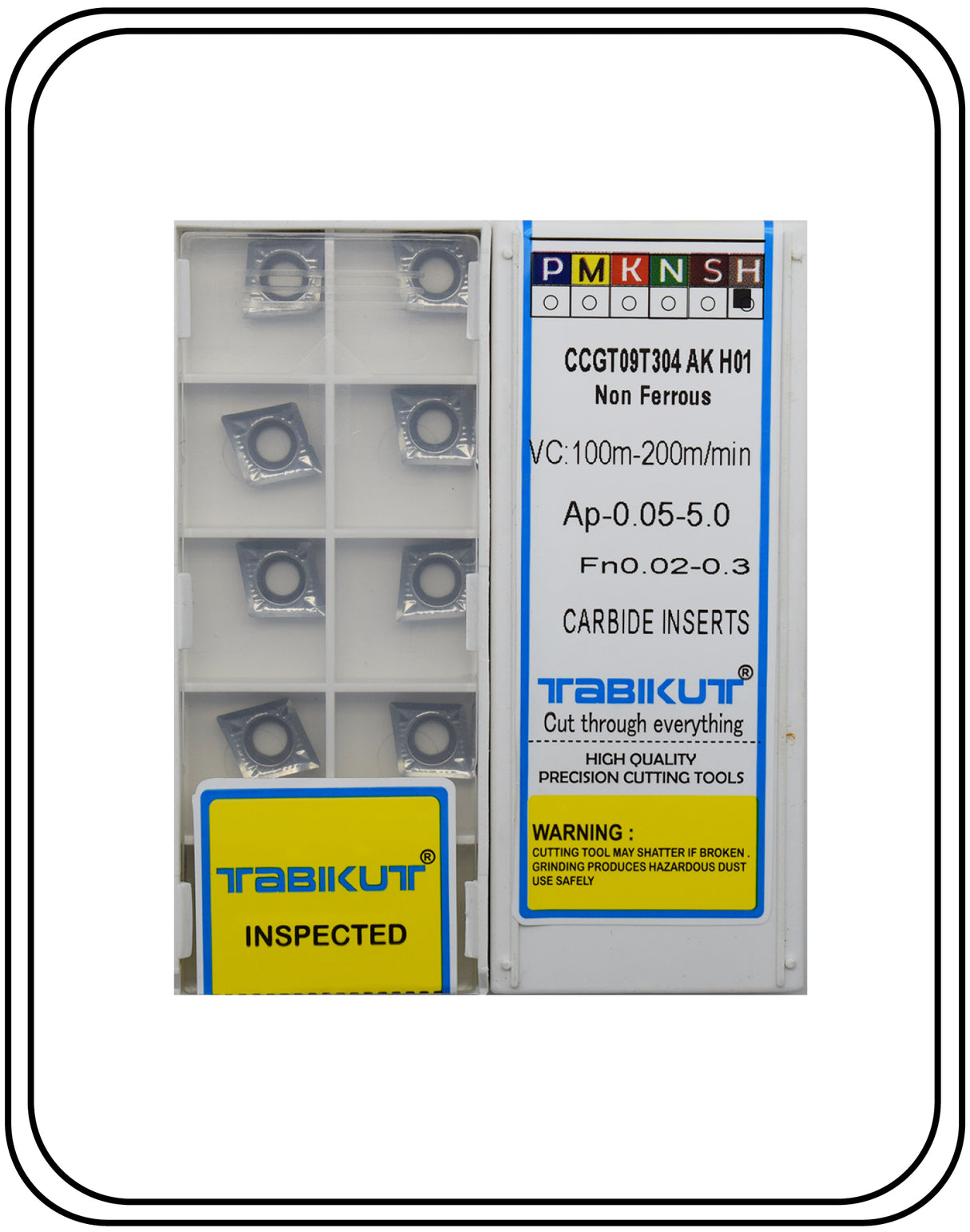 CCGT09T304/08 AK-H01 Aluminium Insert Tabikut