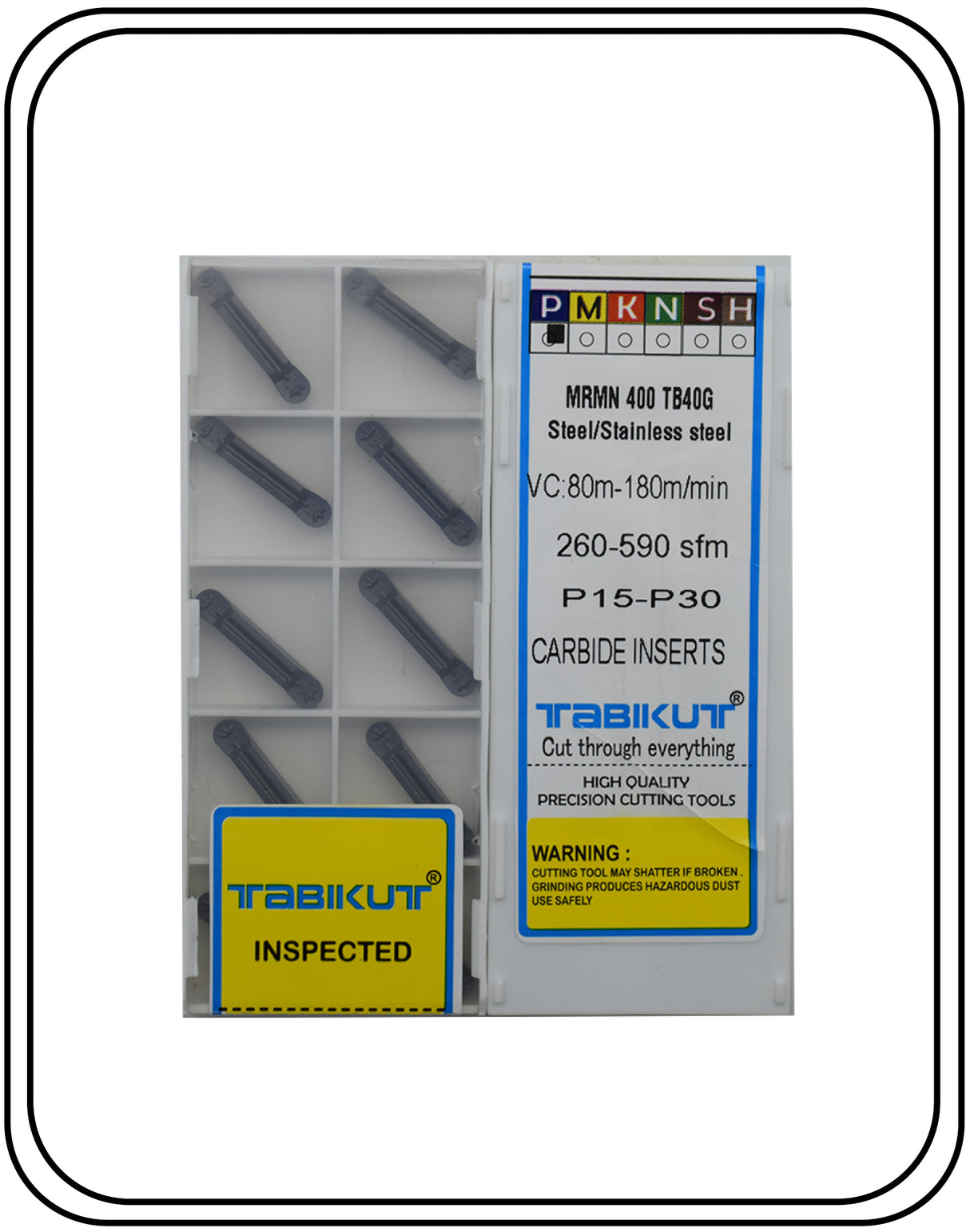 full radius grooving insert