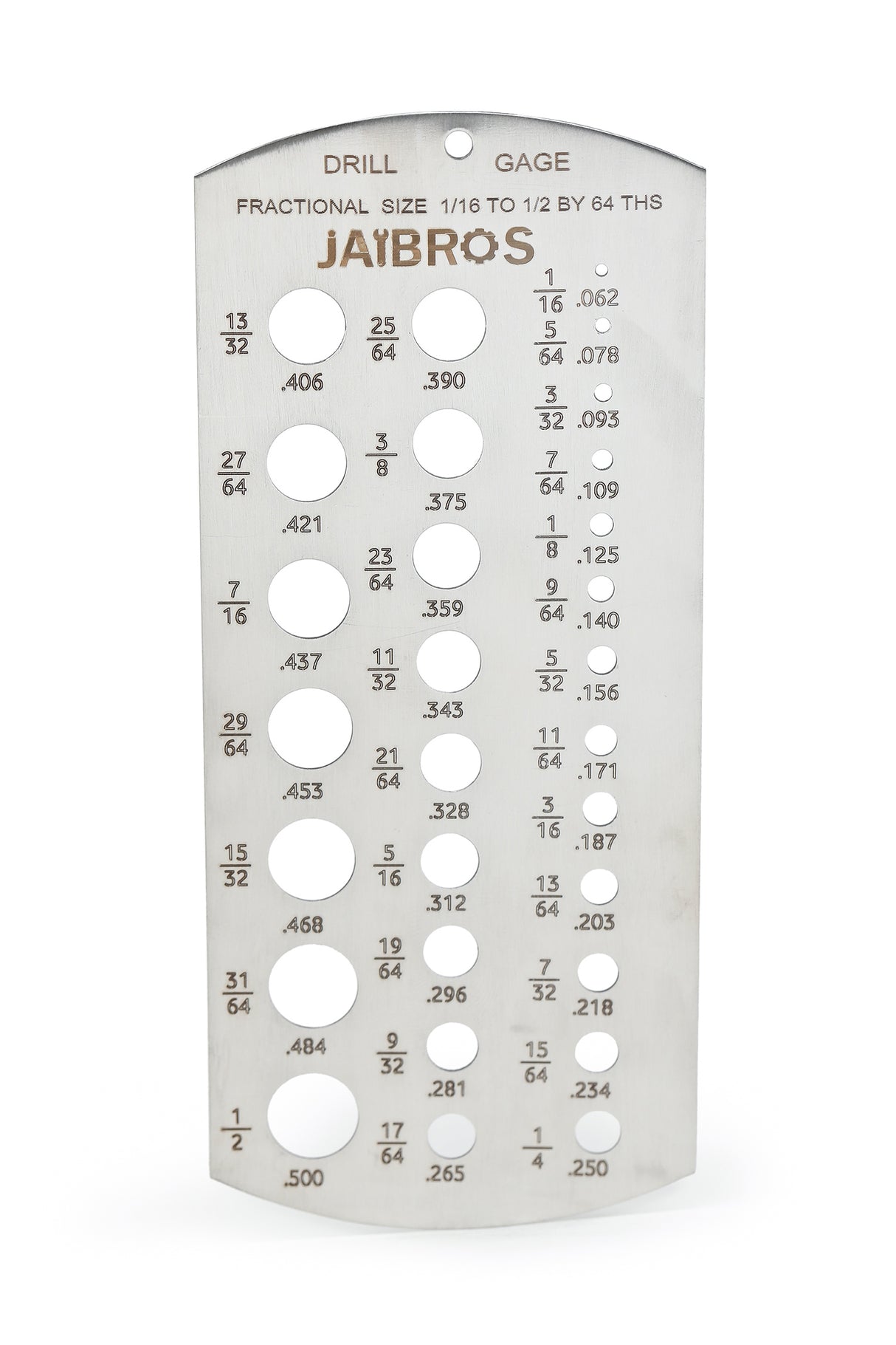 Inch Drill Gage Tool