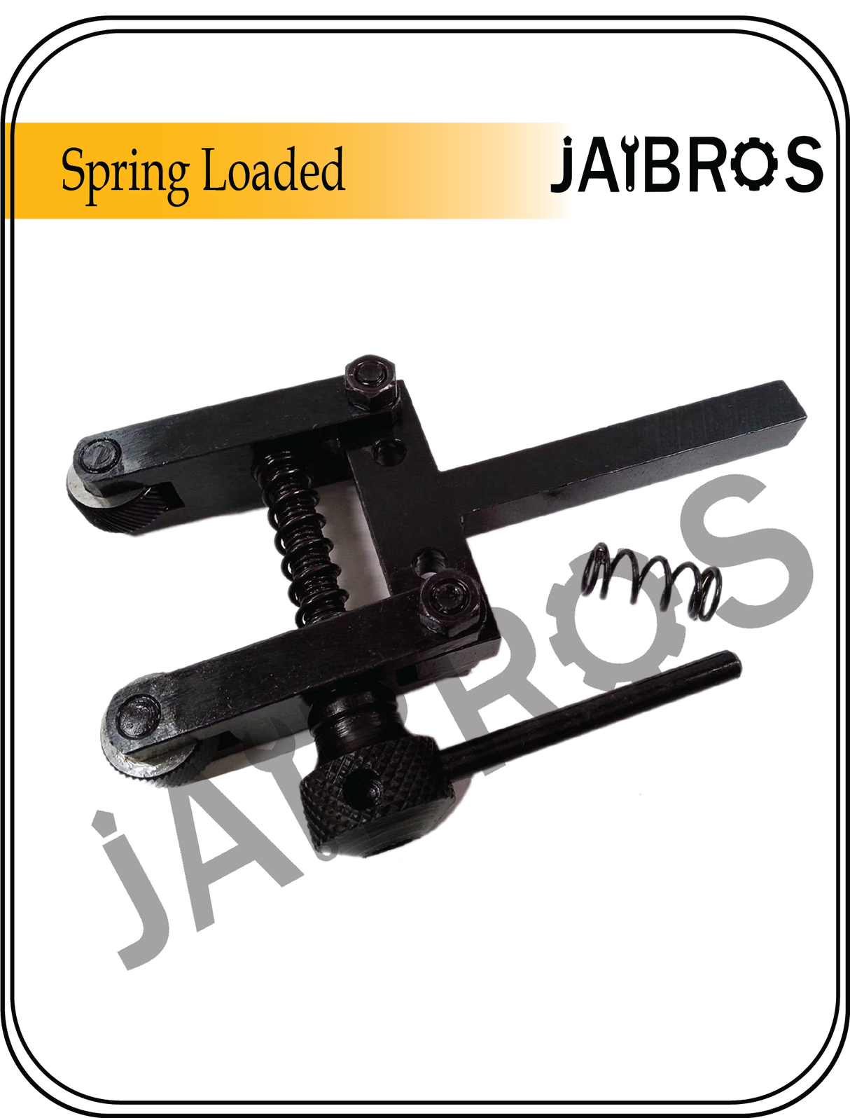 knurling tool spring loaded