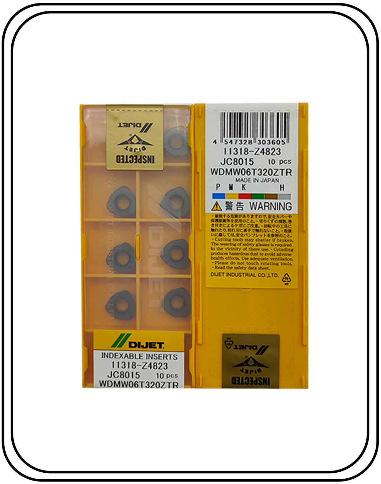 JC8015 carbide insert