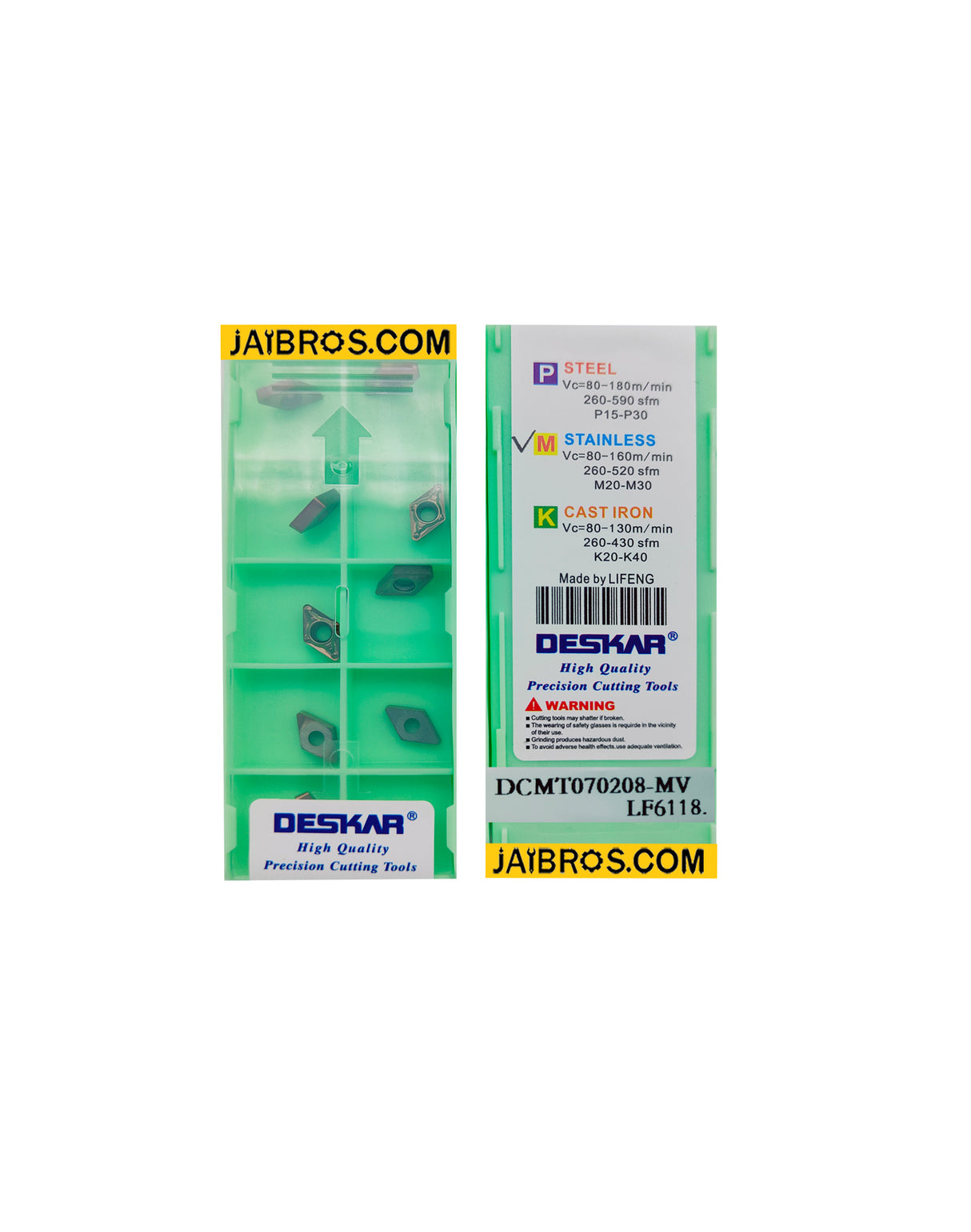 triangle carbide insert pack of 10