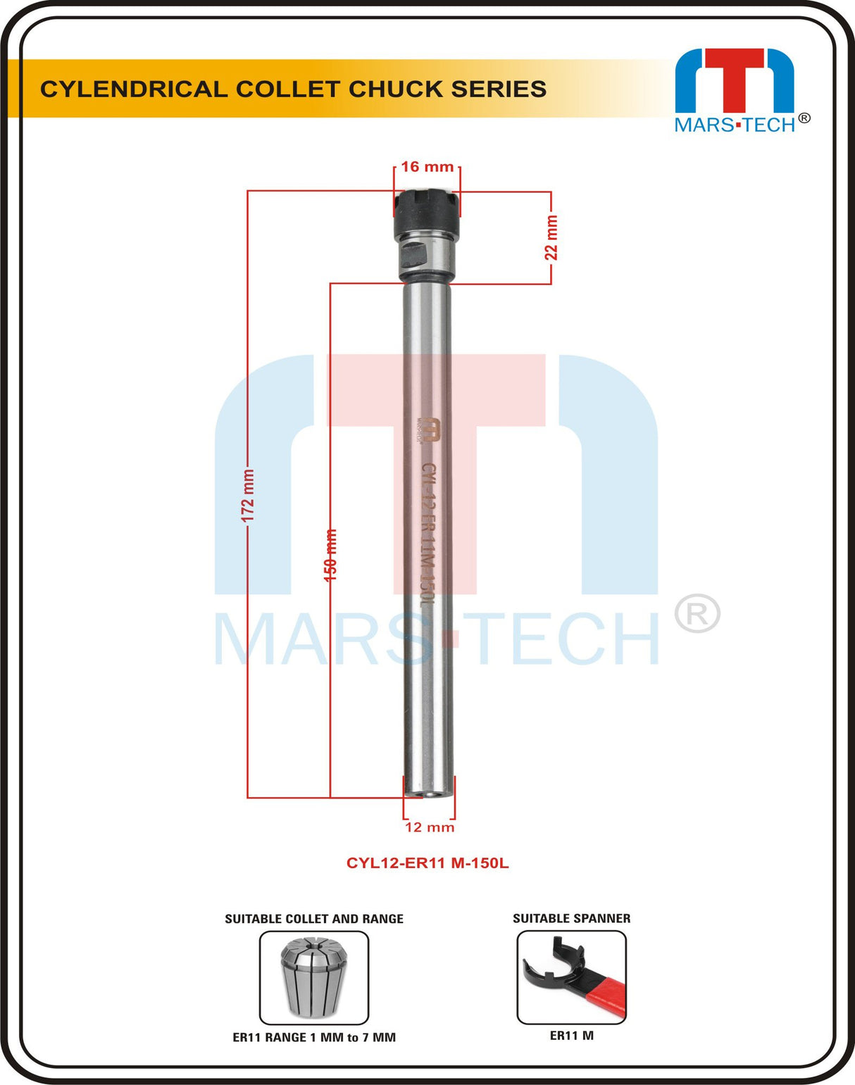 buy er11 straight shank collet chuck in India