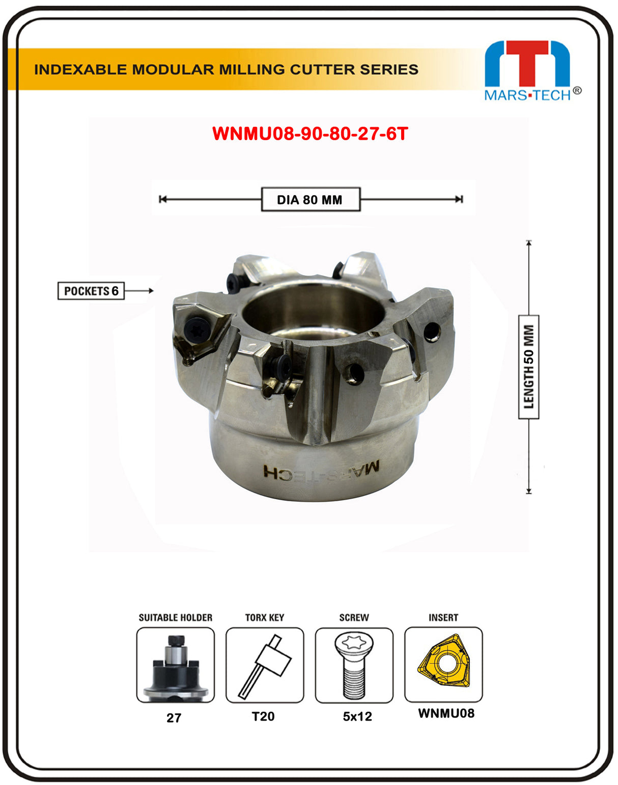 80mm Milling Tool