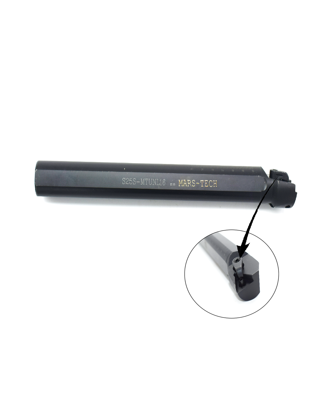 turning a boring bar with a 16 angle