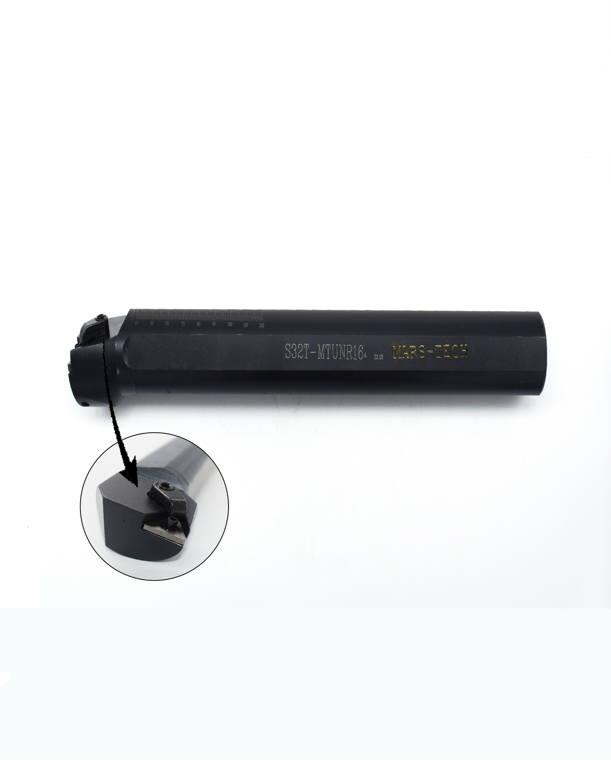 turning a boring bar with a 16 angle