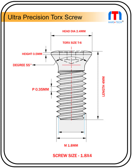 1.8mm screw