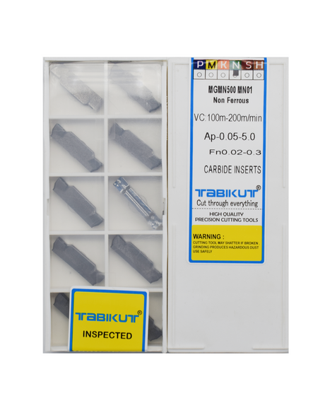MGMN HA N01 aluminum machining insert set pack of 10